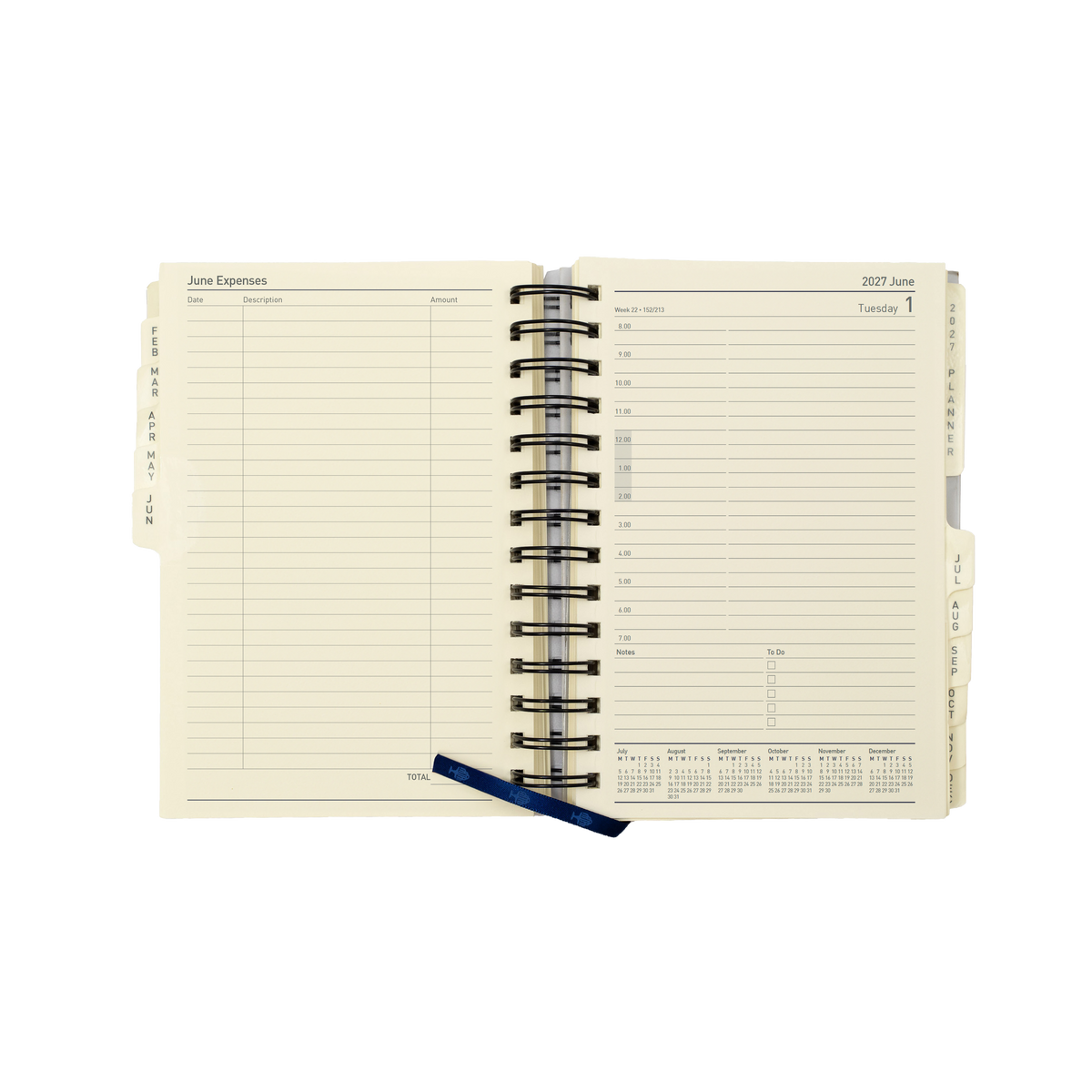 Collins Elite 2027 Compact 190x127mm Day to Page Diary Refill