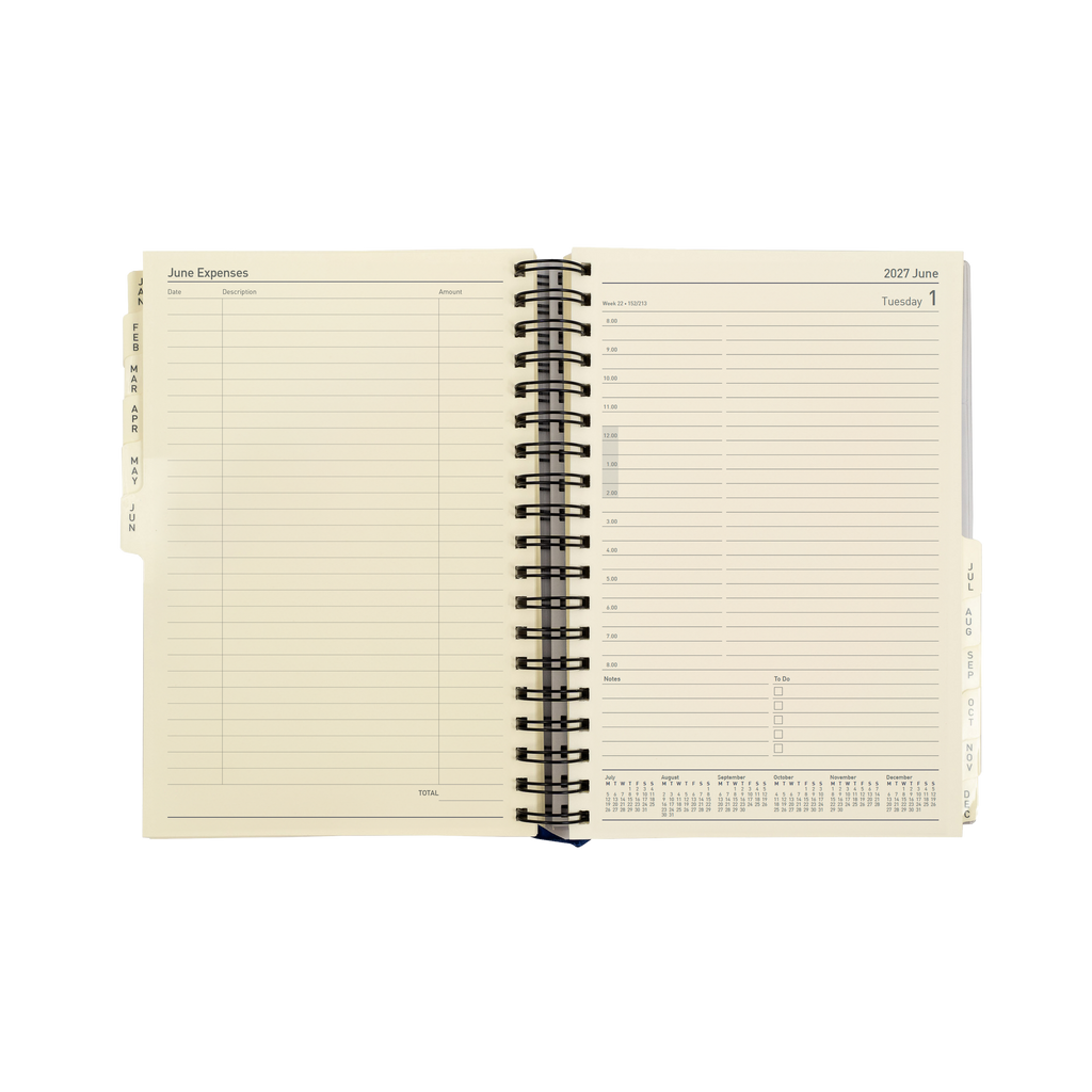 Collins Elite 2027 Executive 246x164mm Day to Page Diary Refill