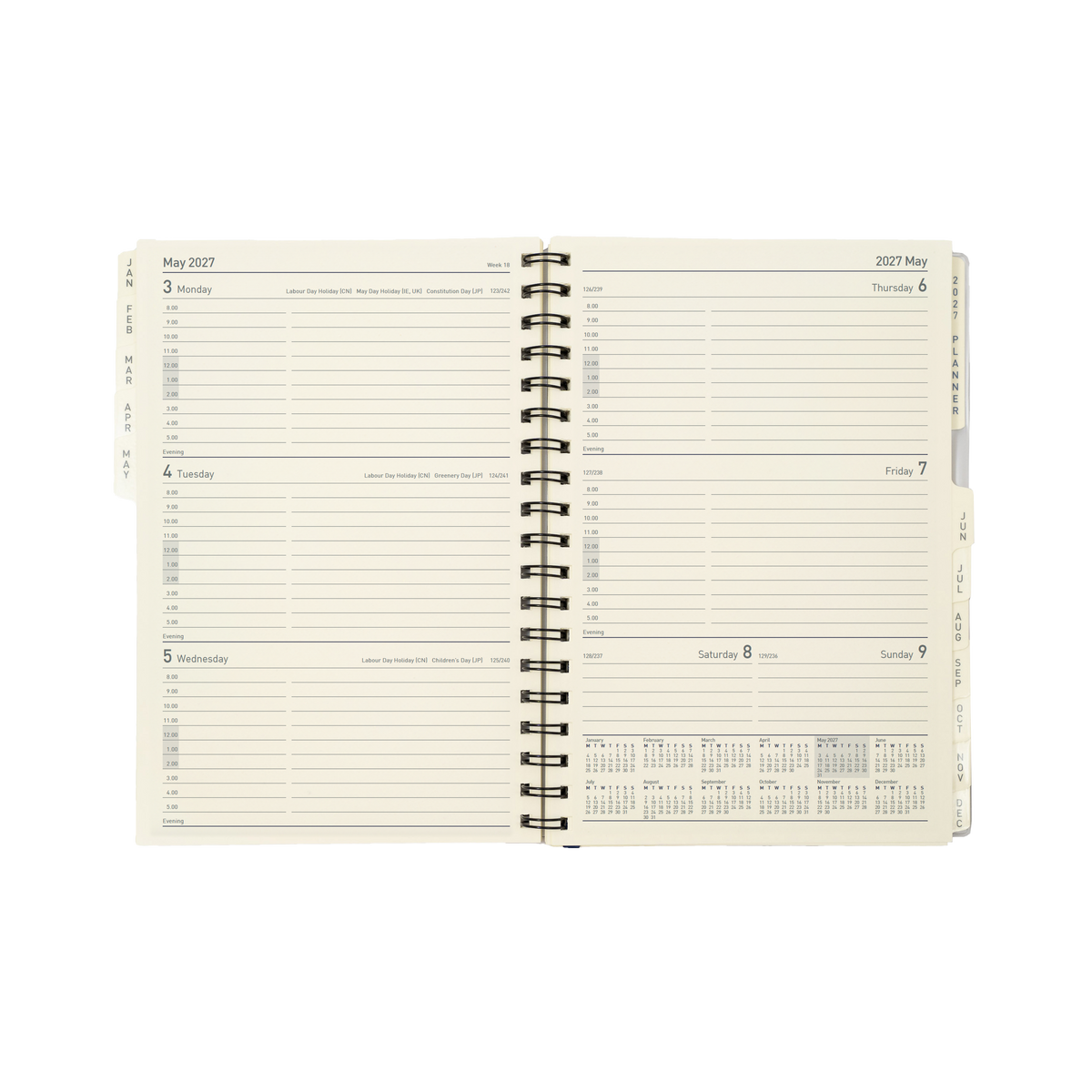 Collins Elite 2027 Executive 246x164mm Week to View Diary Refill