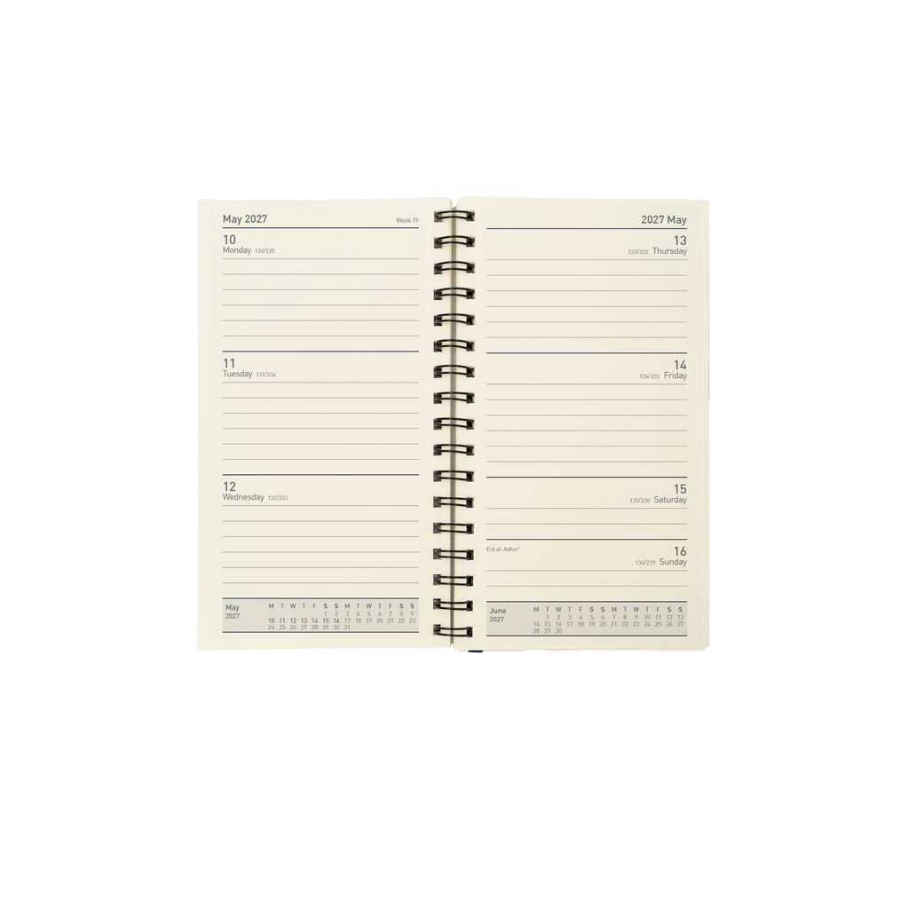 Collins Elite 2027 Pocket 85x152mm Week to View Diary Refill