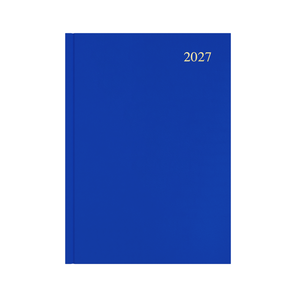 Collins Essential Diary 2027 A4 Day to a Page Blue