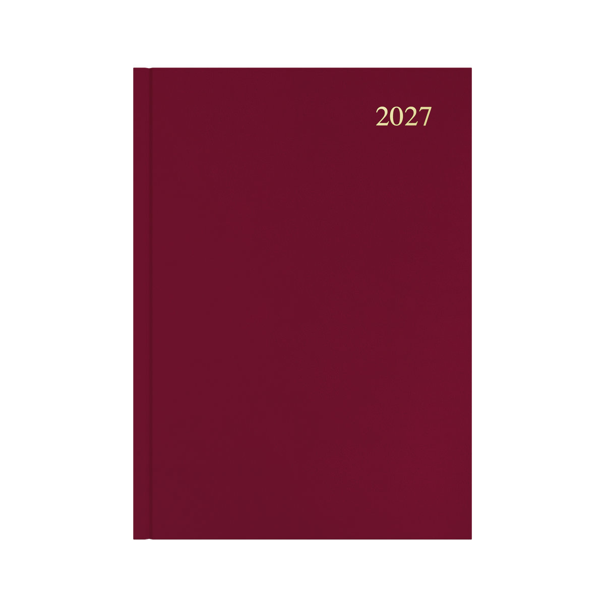 Collins Essential Diary 2027 A4 Day to a Page Maroon