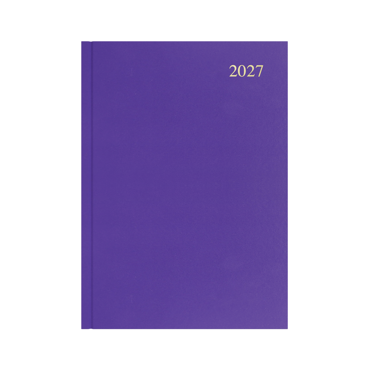 Collins Essential Diary 2027 A4 Day to a Page Purple