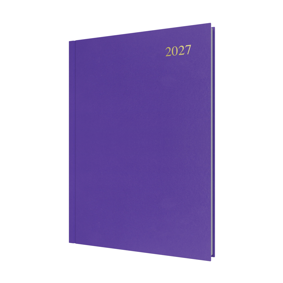 Collins Essential Diary 2027 A4 Day to a Page Purple