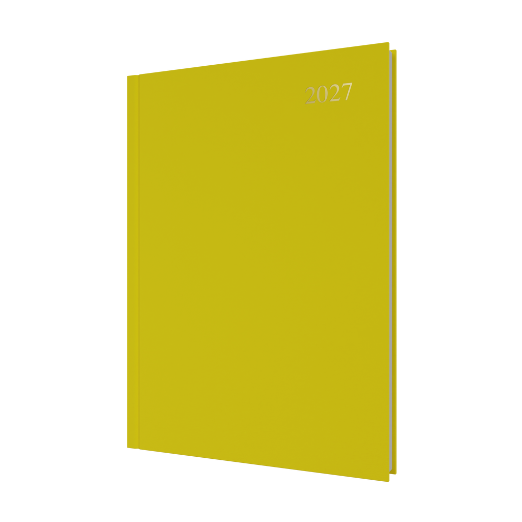 Collins Essential Diary 2027 A4 Day to a Page Yellow