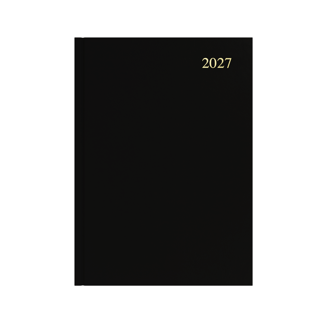 Collins Essential Diary 2027 A4 Week to View Black