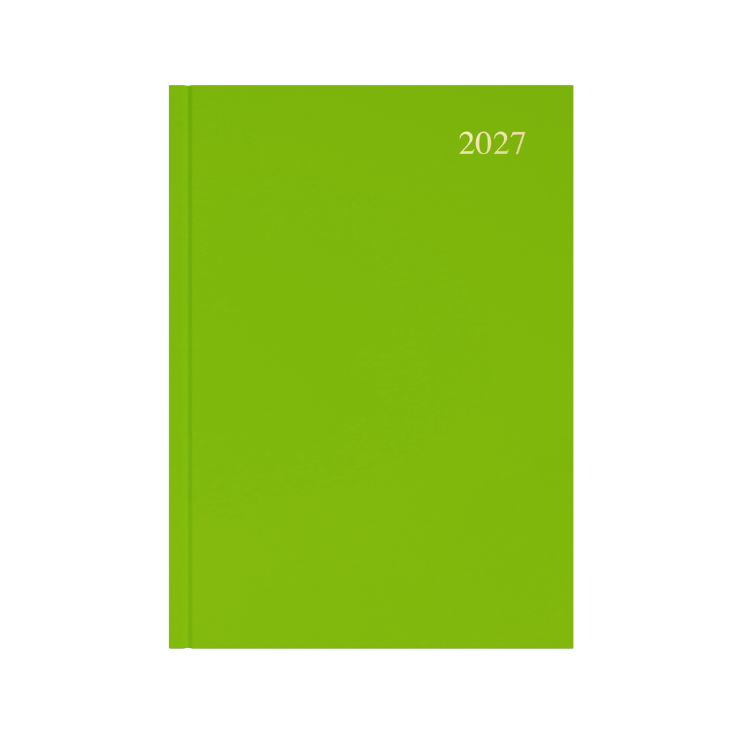 Collins Essential Diary 2027 A4 Week to View Lime