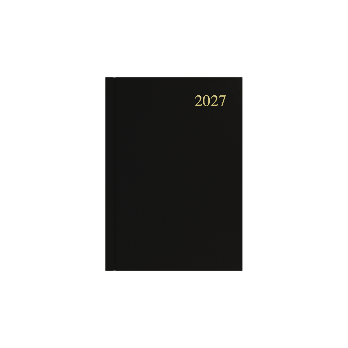 Collins Essential Diary 2027 A5 Day to a Page Black