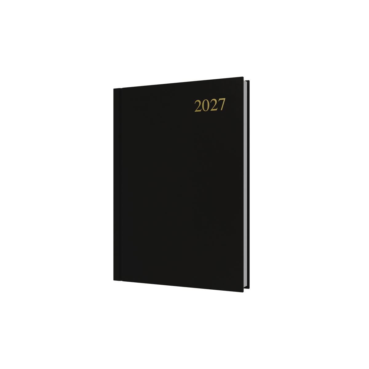 Collins Essential Diary 2027 A5 Day to a Page Black