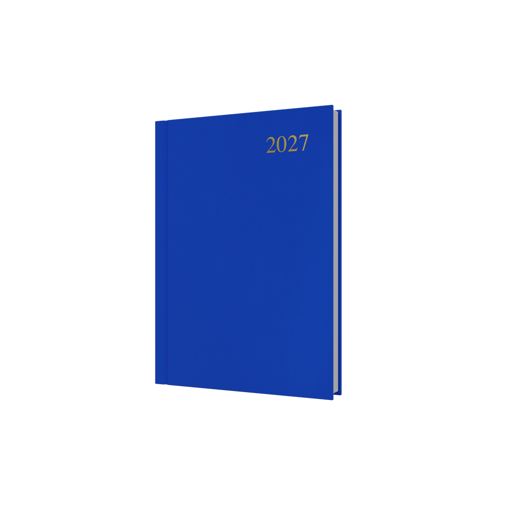 Collins Essential Diary 2027 A5 Day to a Page Blue