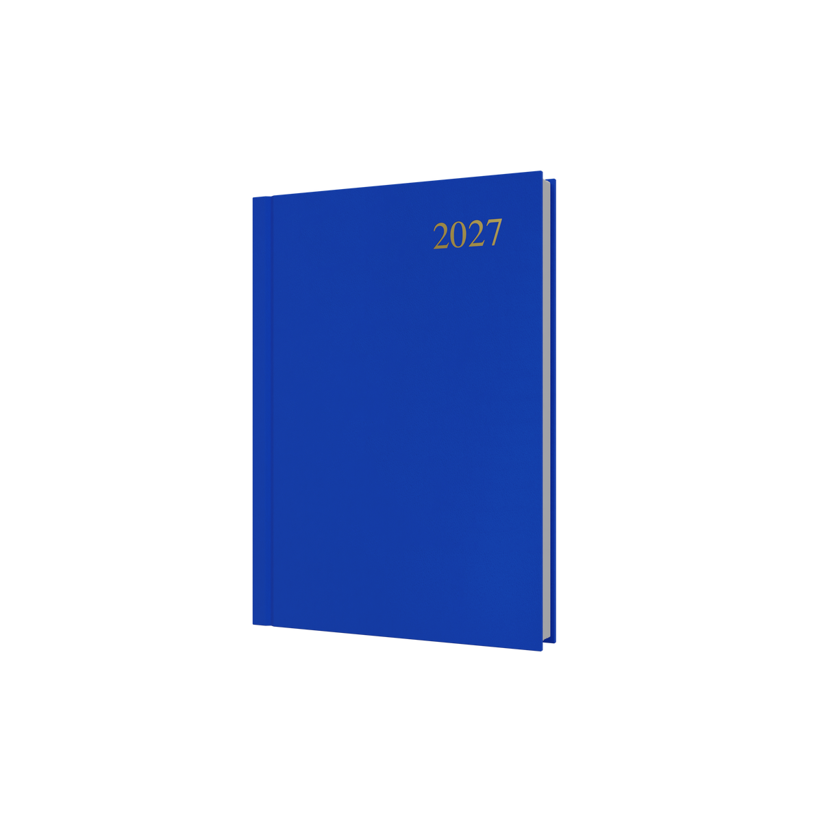 Collins Essential Diary 2027 A5 Day to a Page Blue
