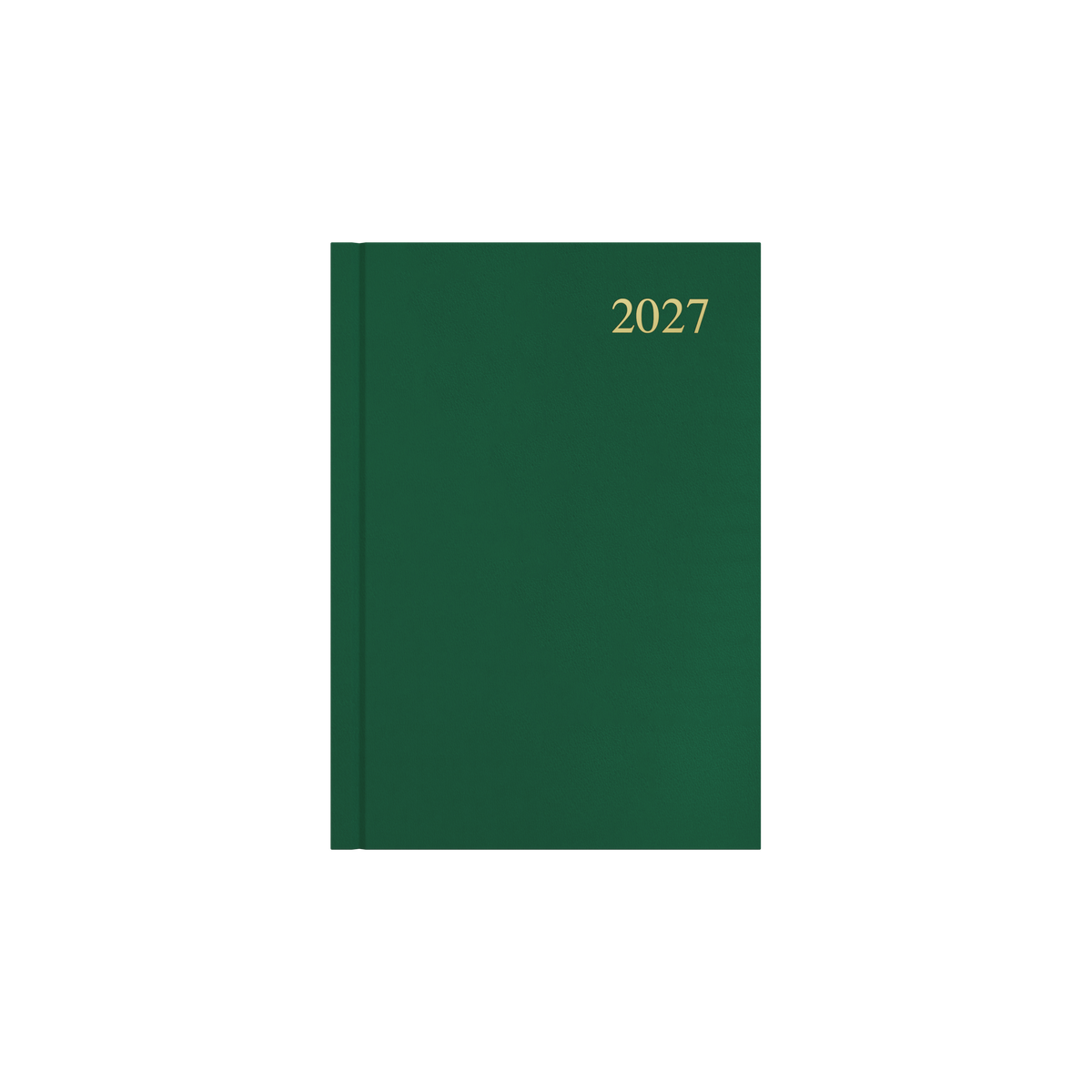 Collins Essential Diary 2027 A5 Day to a Page Green