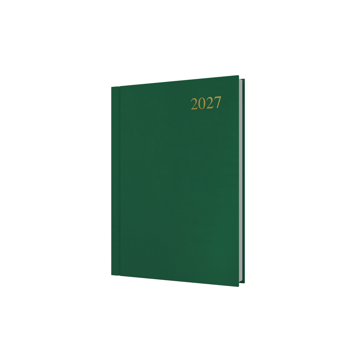 Collins Essential Diary 2027 A5 Day to a Page Green