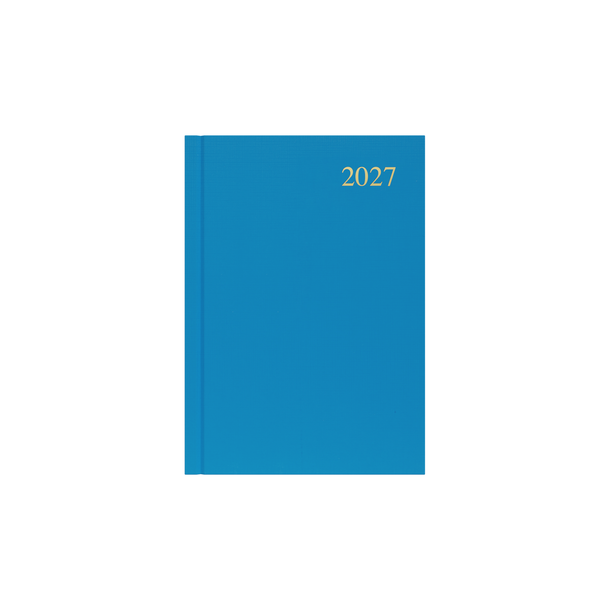 Collins Essential Diary 2027 A5 Day to a Page Light Blue