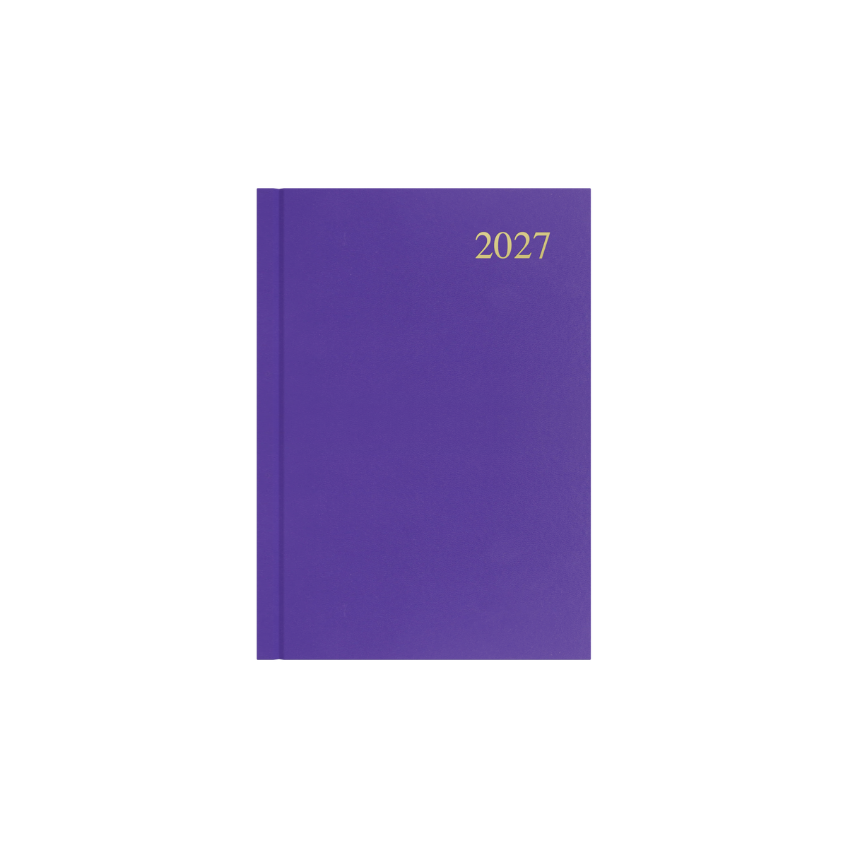 Collins Essential Diary 2027 A5 Day to a Page Purple