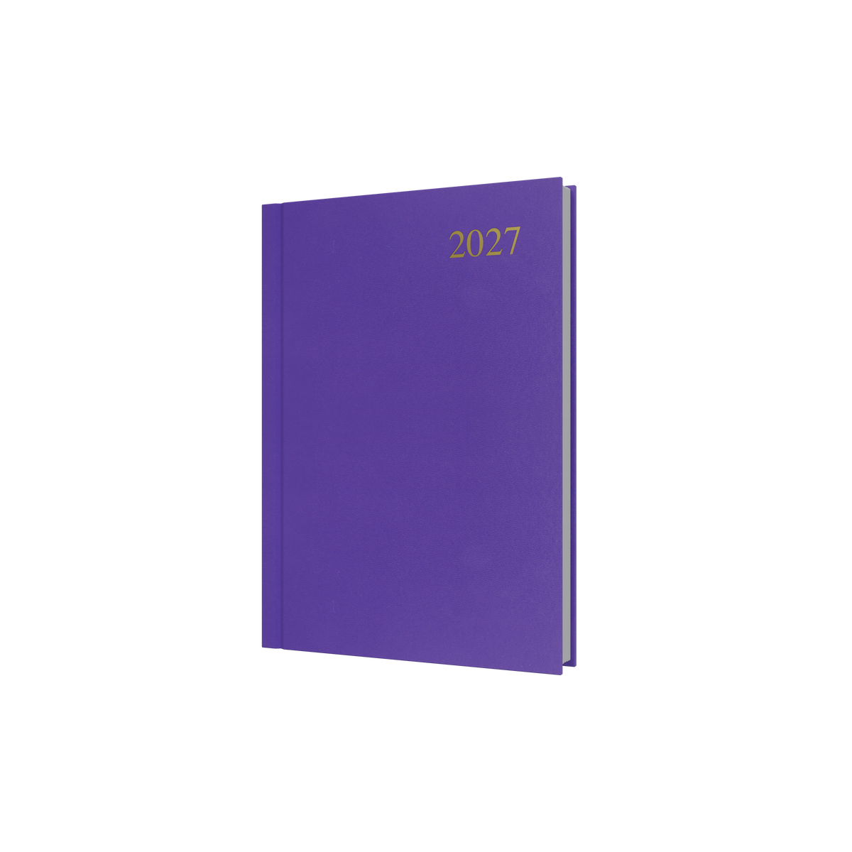 Collins Essential Diary 2027 A5 Day to a Page Purple