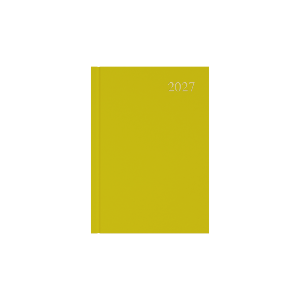 Collins Essential Diary 2027 A5 Day to a Page Yellow