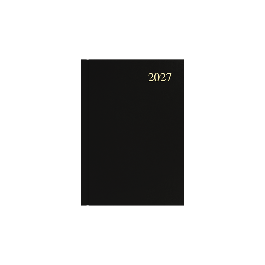 Collins Essential Diary 2027 A5 Week to View Black