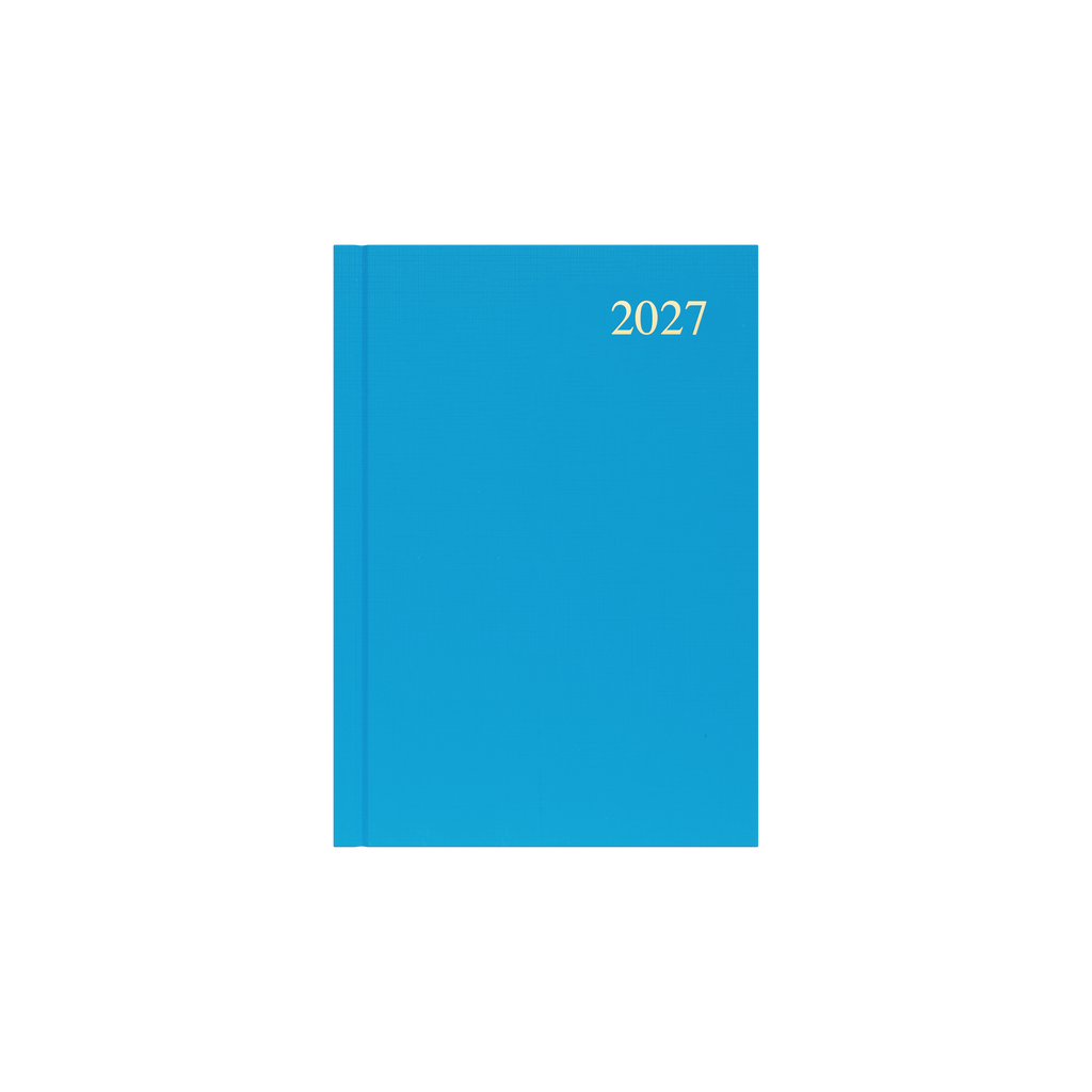 Collins Essential Diary 2027 A5 Week to View Light Blue