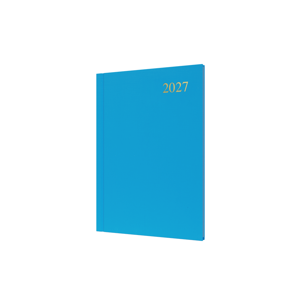 Collins Essential Diary 2027 A5 Week to View Light Blue
