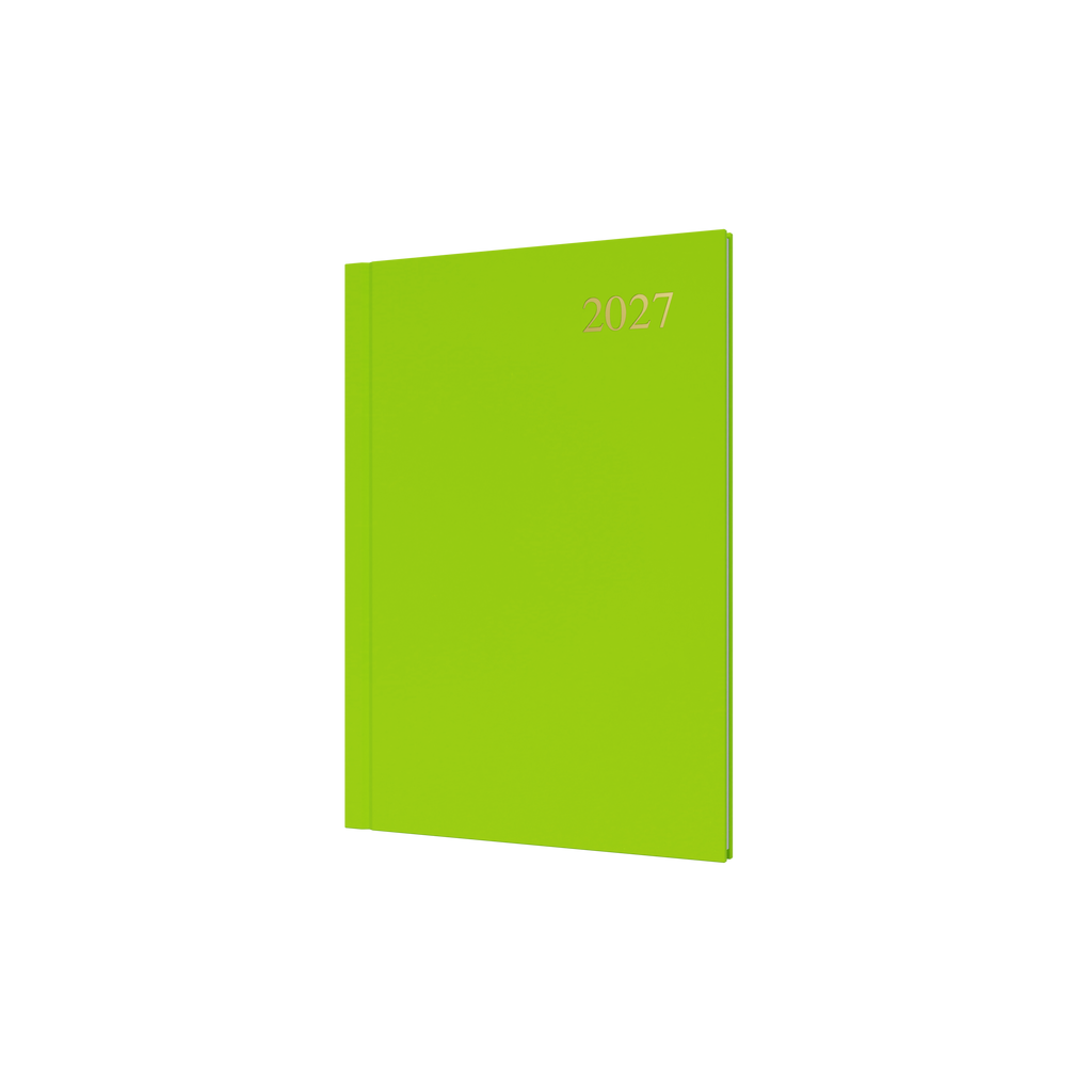 Collins Essential Diary 2027 A5 Week to View Lime