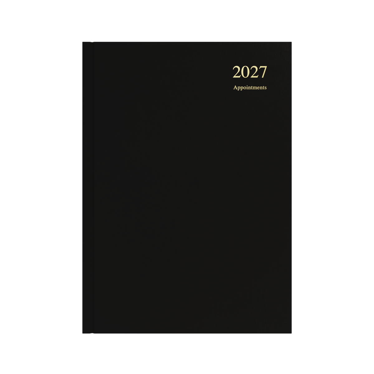 Collins Essential Appointment Diary 2027 A4 Day to a Page Black