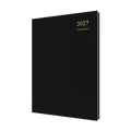 Collins Essential Appointment Diary 2027 A4 Day to a Page Black