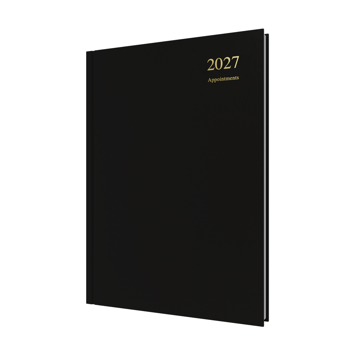 Collins Essential Appointment Diary 2027 A4 Day to a Page Black