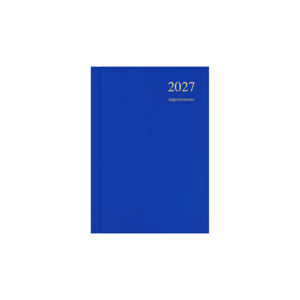 Collins Essential Appointment Diary 2027 A5 Day to a Page Blue