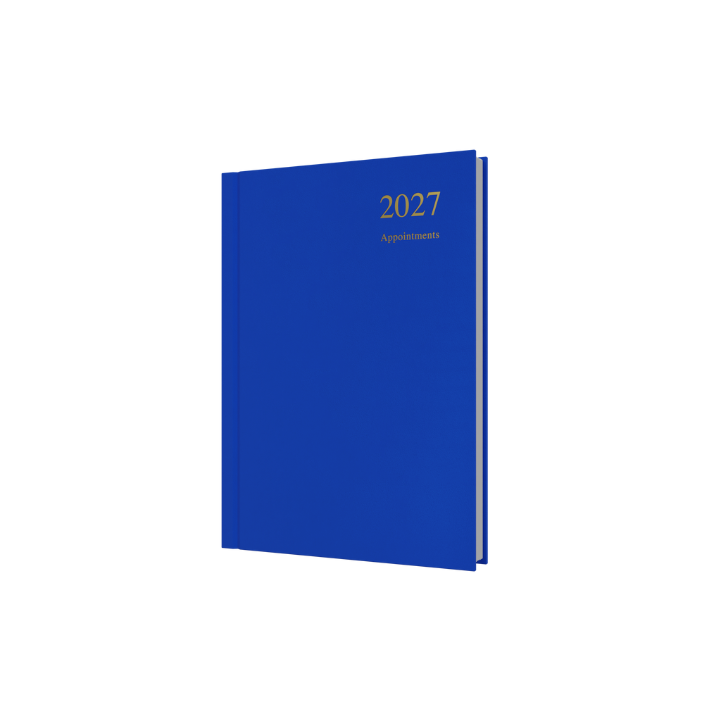 Collins Essential Appointment Diary 2027 A5 Day to a Page Blue