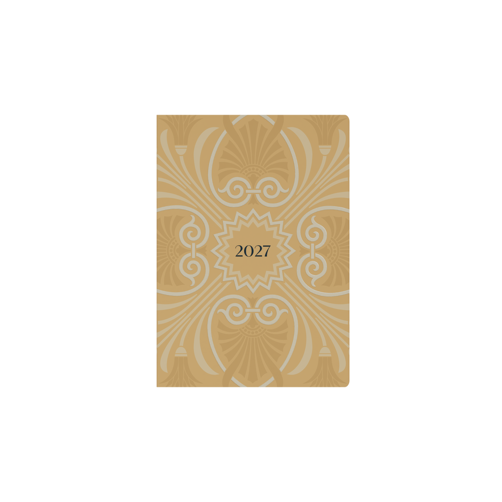 Collins Lavish Lux 2027 A5 Week to View Recycled Yellow