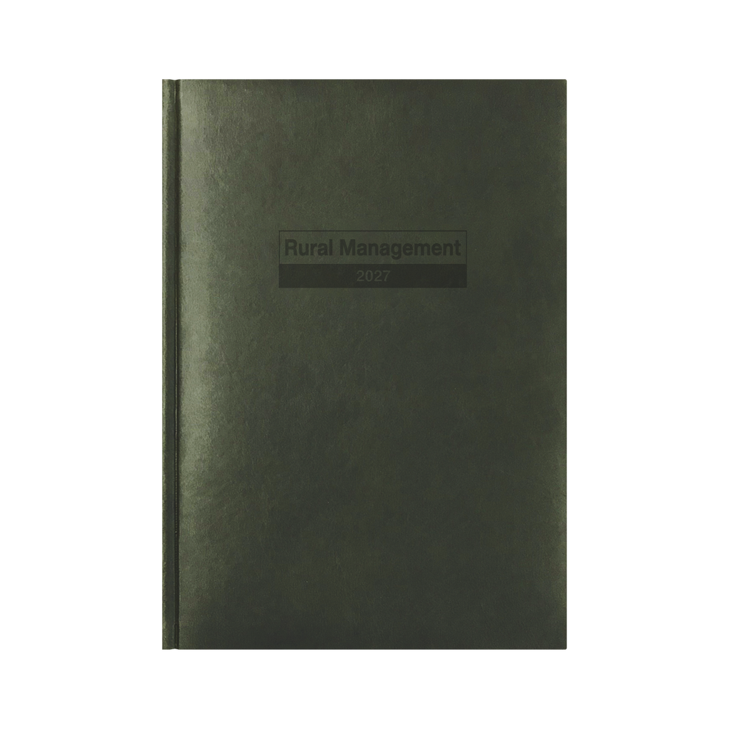Collins Rural Management 2027 A4 2 Days to a Page Green