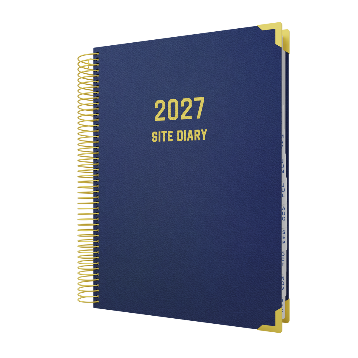 Collins Site Trades Tradesman Diary 2027 A4 Day to Page Navy