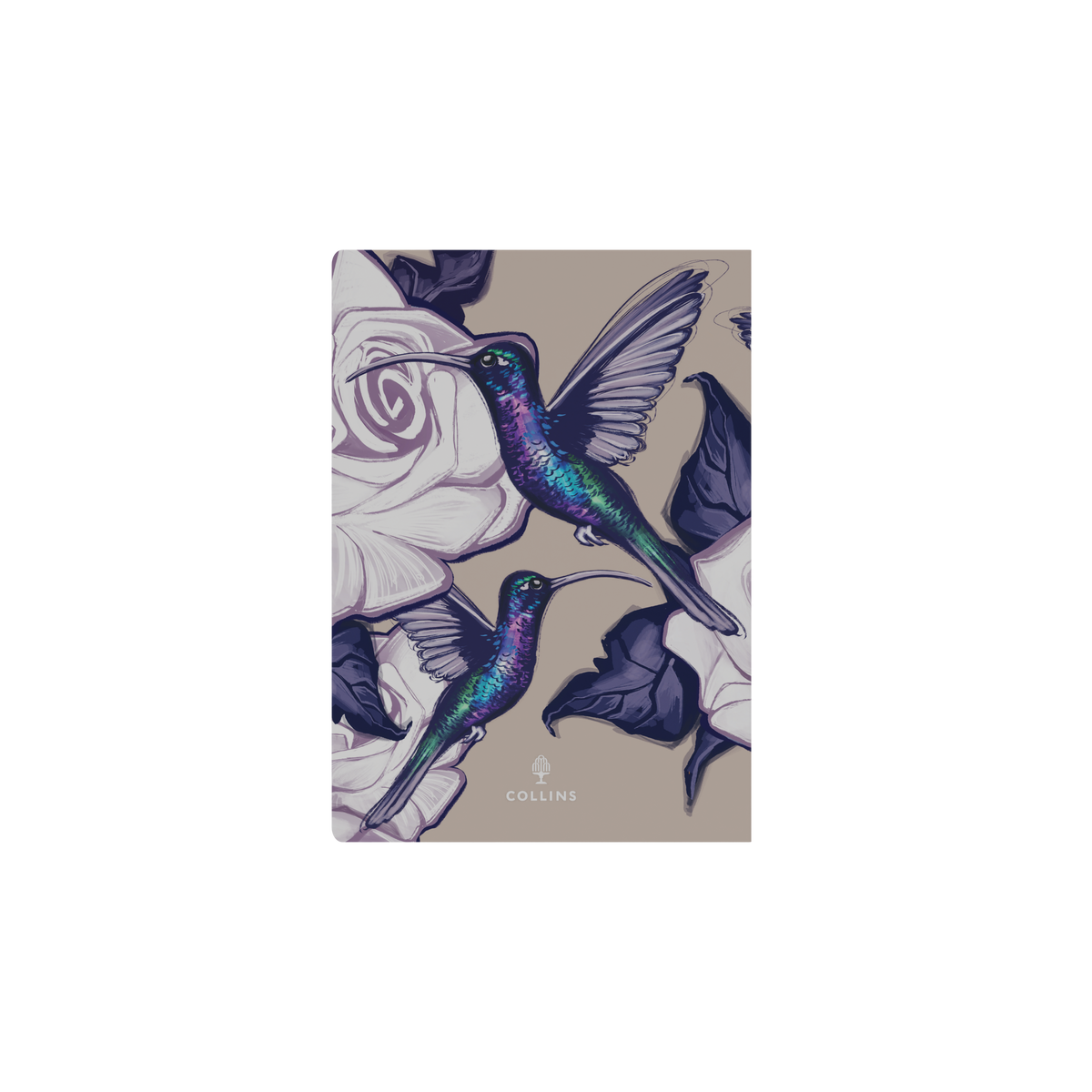 Collins The Roses 2027 A5 Week to View Recycled Diary - Hummingbird