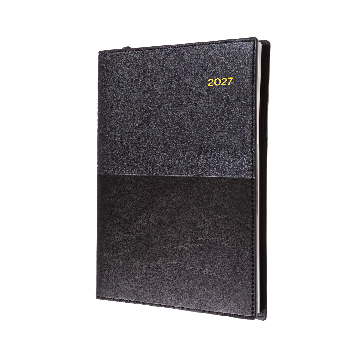 Collins Vanessa Diary 2027 A5 2 Days to Page Black