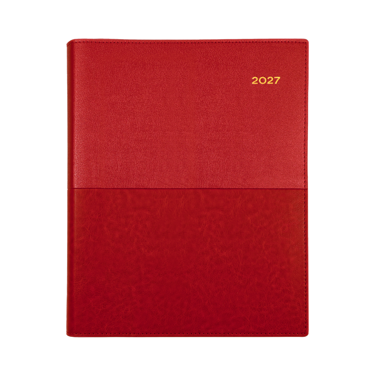 Collins Vanessa Diary 2027 Quarto Week to View (Vertical) Red