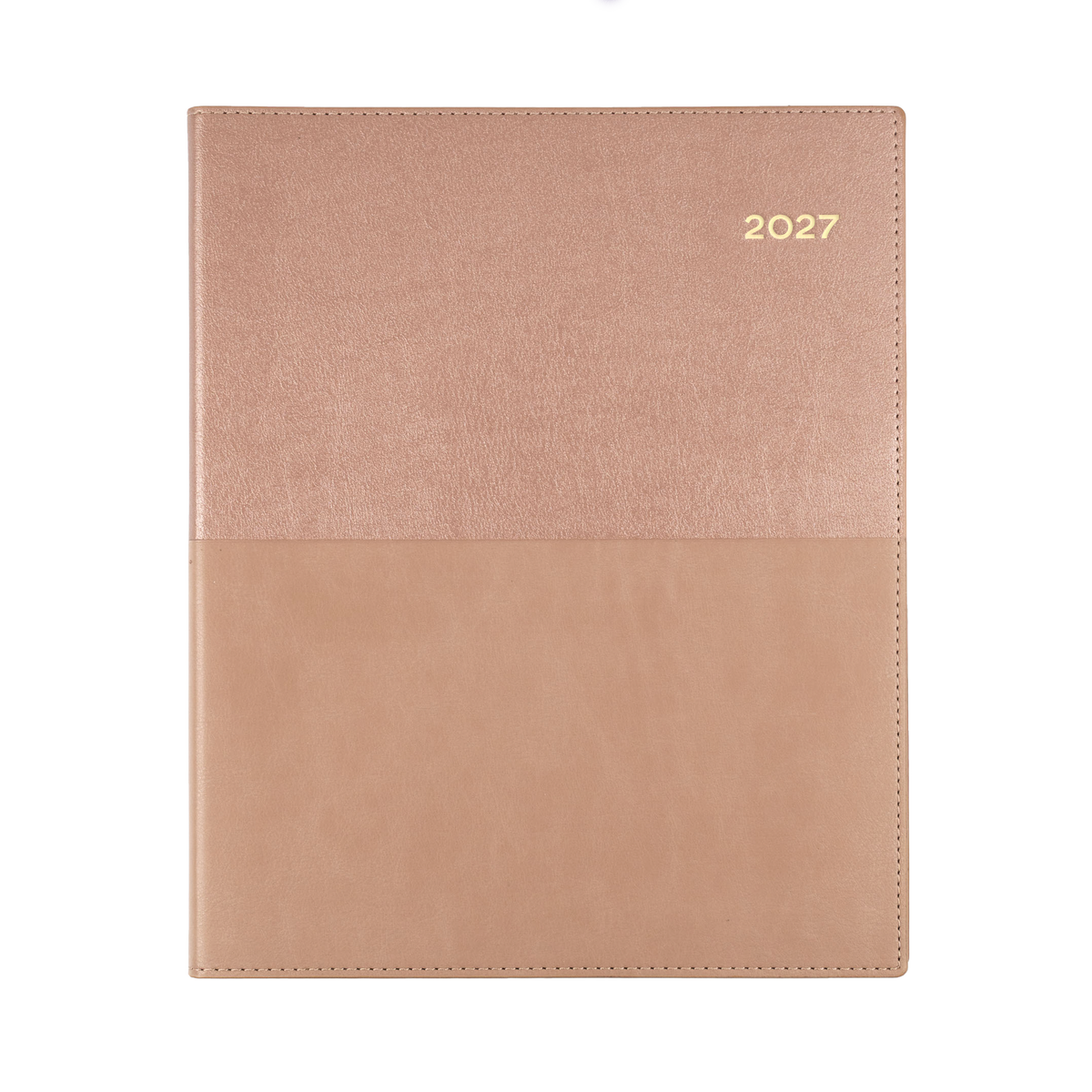 Collins Vanessa Diary 2027 Quarto Week to View (Vertical) Rose Gold