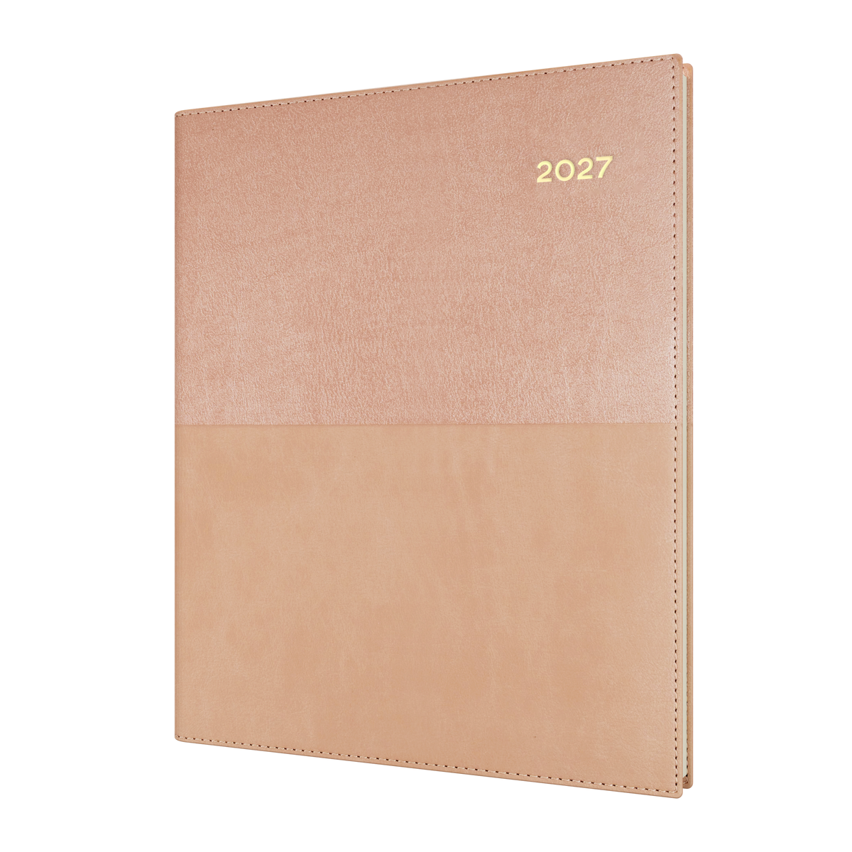 Collins Vanessa Diary 2027 Quarto Week to View (Vertical) Rose Gold