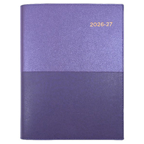 Collins Vanessa Financial Year Diary 2026-2027 A5 Week To A View Purple