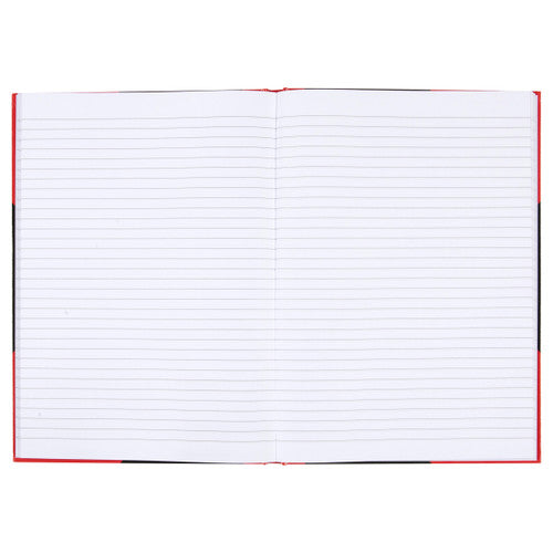 Cumberland Red and Black Notebook Gloss Cover A4 100 Leaf