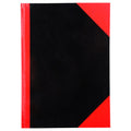 Cumberland Red and Black Notebook Gloss Cover A4 100 Leaf