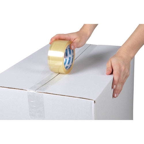 Cumberland Packaging Tape Low Noise 45 Micron Clear Pack of 6