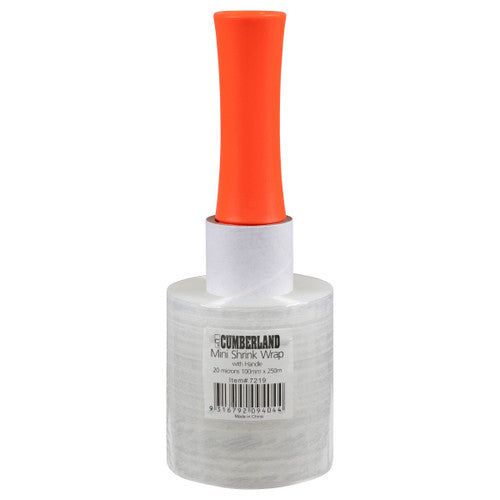 Cumberland Mini Shrink Wrap 100mm x 250m 20 Micron Clear