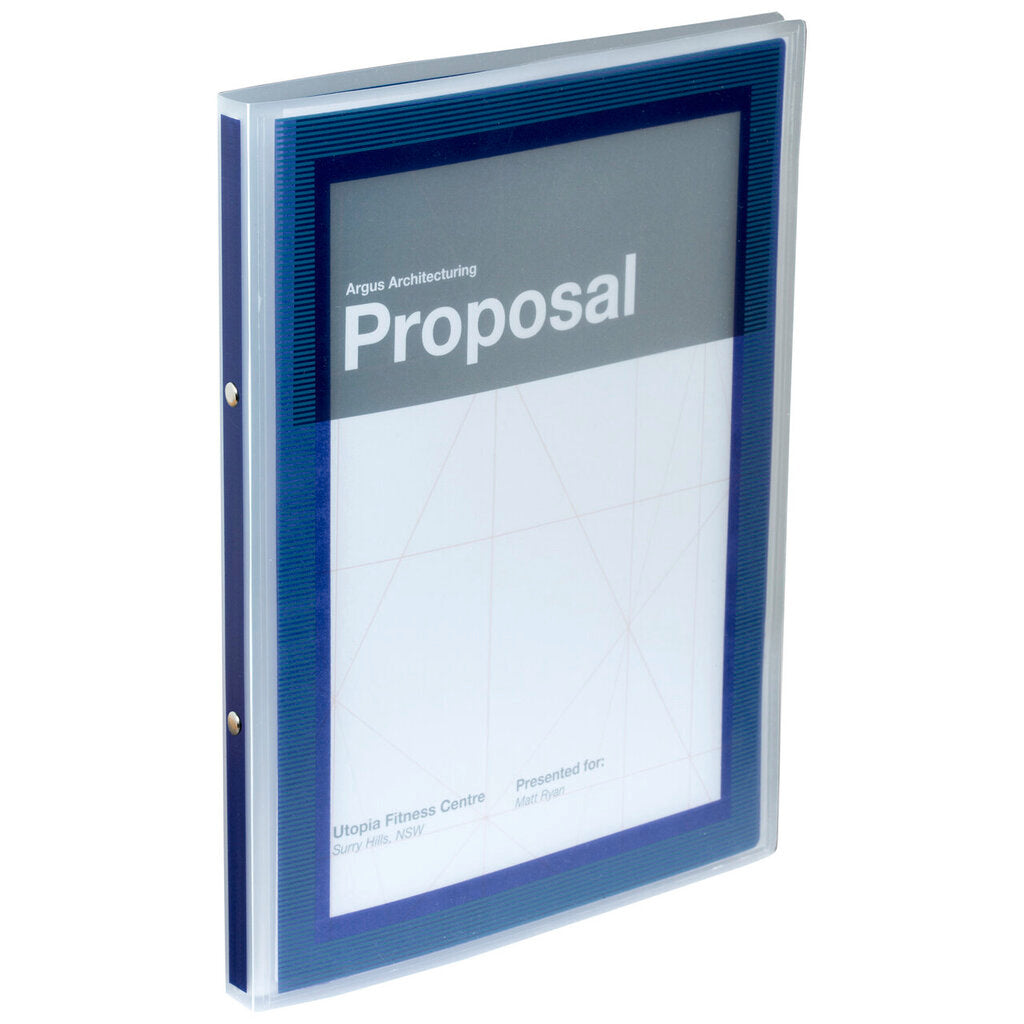 Avery Navy Flexi-View Presentation Binder 13mm 2 Ring