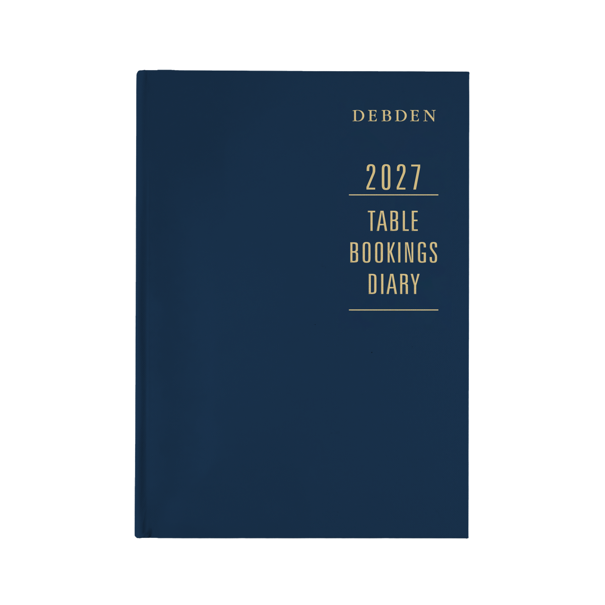 Debden Table Booking 2027 A4 2 Pages to a Day Blue