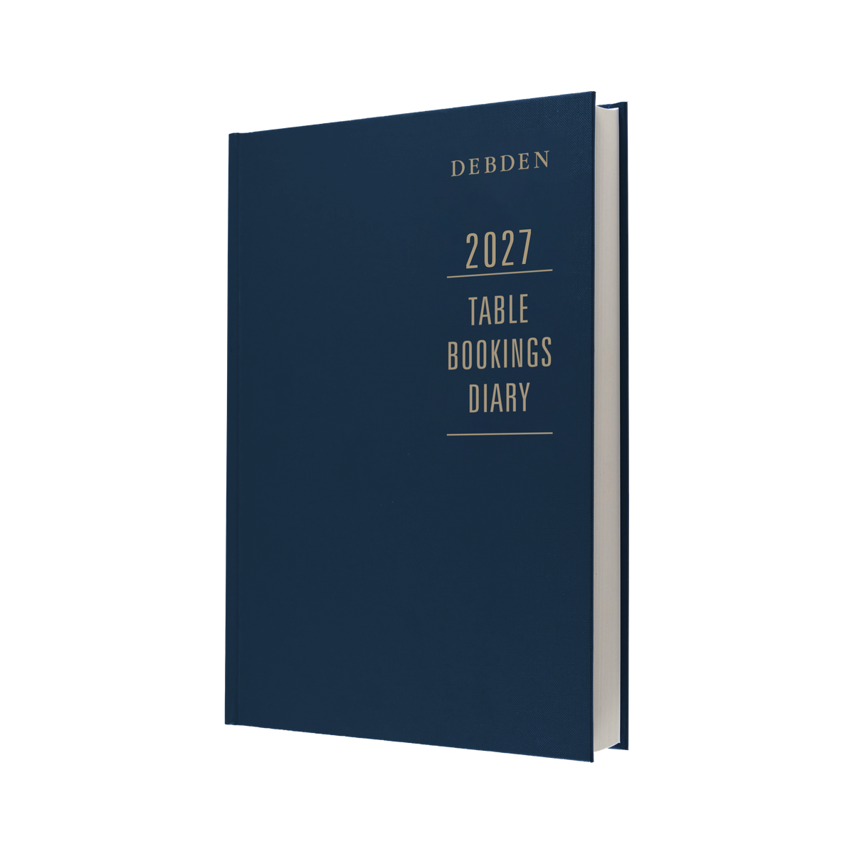 Debden Table Booking 2027 A4 2 Pages to a Day Blue