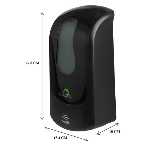 Dolphy Classic Automatic Spray Soap-Sanitiser Dispenser 1000ml Black