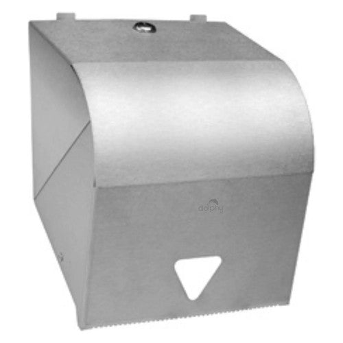 Dolphy Stainless Steel Lockable Paper Towel Roll Dispenser Silver