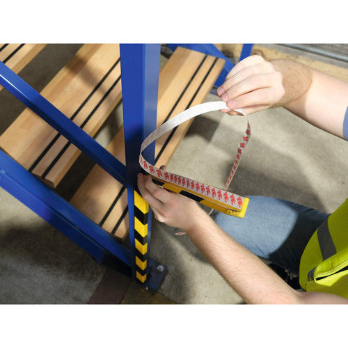 Durable Corner Protection Profile C19 26mm x 1m Yellow Black