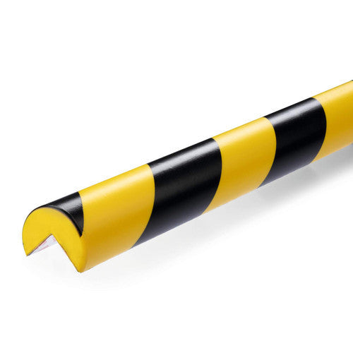 Durable Corner Protection Profile C25R 40mm x 1m Yellow Black